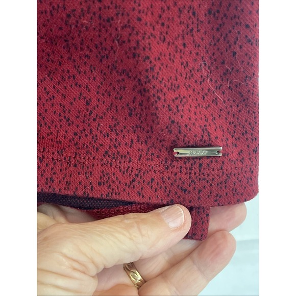 Hugo Boss Red/Black Polo Slim Fit Shirt Men‎ XL Short Sleeve Turkey Made Cotton - Picture 4 of 12